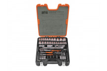 Bahco S800 Socket Set of 77 Metric & AF 1/4 & 1/2in Drive