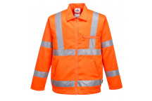 RT40 Hi-Vis Poly-cotton Jacket RIS Orange Large