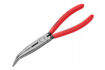 Knipex Bent Snipe Nose Side Cutting Pliers PVC Grip 200mm (8in)