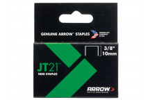 Arrow JT21 T27 Staples 10mm (3/8in) Box 1000