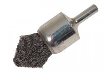 Lessmann Pointed End Brush with Shank 23/68 x 25mm, 0.30 Steel Wire