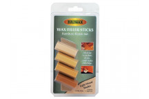 Briwax Wax Filler Sticks Light Wood Shades (Pack 4)