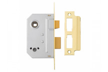 Yale Locks PM236 Bathroom 2 Lever Sashlock Polished Brass 67mm 2.5in