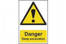 Scan Danger Deep Excavation - PVC 400 x 600mm