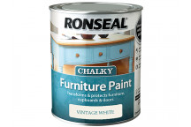 Ronseal Chalky Furniture Paint Vintage White 750ml
