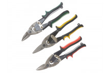 BlueSpot Tools Aviation Tinsnips Set, 3 Piece