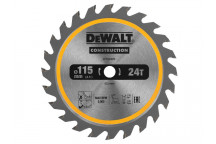 DEWALT DT20420 TCT Construction Circular Saw Blade 115 x 9.5mm x 24T