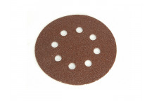 Faithfull Hook & Loop Sanding Disc DID3 Holed 125mm Coarse (Pack 5)