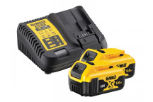 DEWALT DCB184B2C XR Charger & Battery Set 18V 2 x 5.0Ah Li-ion