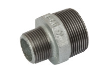 (BS FIG145)RED HEX NIP 1.1/2 X 1/2 GLV