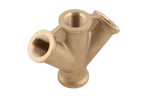 3/8\" BSPP Female Triple Outlet