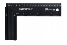 Faithfull Prestige Try Square Black Aluminium 200mm (8in)