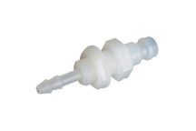 4mm TAILED BULKHEAD PVDF PLUG
