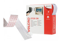 VELCRO Brand VELCRO Brand Stick On Tape 20mm x 10m White