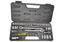 BlueSpot Tools Socket Set of 52 Metric & AF 1/4 3/8 & 1/2in Drive