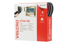 VELCRO Brand VELCRO Brand Stick On Tape 20mm x 10m Black