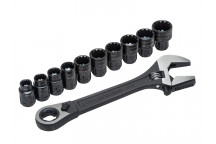 Crescent  X6 Pass-Thru Adjustable Wrench Set 11 Piece