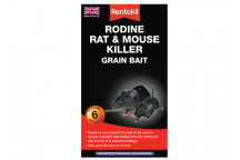 Rentokil Rodine Rat & Mouse Killer Grain Bait (Sachets 6)