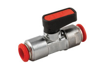 4mm OD Push-in Brass Ball Valve