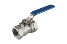 1\" BSPP 316 SS Ball Valve 1 Piece Reducing Bore