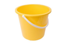 Plastic 10L Bucket Yellow