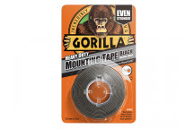 Gorilla Glue Gorilla Heavy-Duty Mounting Tape 25.4mm x 1.52m Black