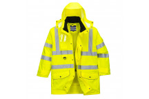 S427 Hi-Vis 7-in-1 Traffic Jacket Yellow 5XL