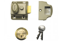 Yale Locks 706 Traditional Nightlatch 40mm Backset ENB Finish Box