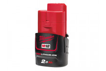 Milwaukee Power Tools M12 B2 REDLITHIUM-ION Battery 12V 2.0Ah Li-ion