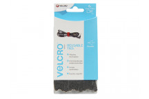 VELCRO Brand VELCRO Brand ONE-WRAP Reusable Ties (6) 12mm x 20cm Black