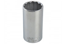 Expert Bi-Hexagon Deep Socket 1/2in Drive 22mm