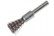 Lessmann End Brush with Shank 12 x 20mm, 0.30 Steel Wire