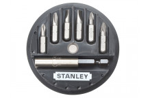 Stanley Tools Slotted/Phillips/Pozidriv Insert Bit Set, 7 Piece