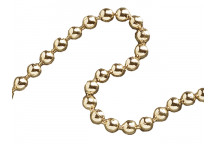 Faithfull Ball Chain Polished Brass 3.2mm x 10m