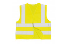 JN14 Hi-Vis Junior Vest Yellow Large