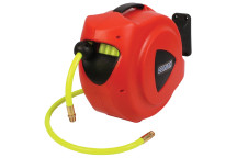 AIR AND WATER HI VIS HOSE REEL 3/8\"X10M
