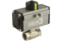 3/8\" BSPP NP BRASS DA ALUM ACTU B.VALVE