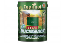 Cuprinol Ducksback 5 Year Waterproof for Sheds & Fences Forest Green 5 litre