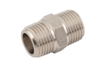 1/2\" BSPT Male Straight Hex Nipple