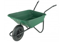 Walsall Boxed 90L Green Polypropylene Wheelbarrow