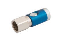 1/4\" BSPP Female Euro Profile, Safety Coupling