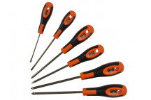 Bahco 600 Series Screwdriver Set, 6 Piece SL/PH/PZ