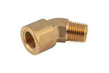 1/4\" BSPT Male x 1/4\" BSPP Female 45?? Equal Elbow