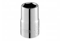 Expert Hexagon Socket 6 Point Regular 1/4in Drive 14mm