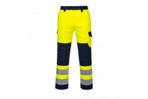 MV46 Hi-Vis Modaflame Trouser Yellow/Navy Large