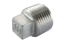2.1/2\"BSPT MALE SQUARE HEAD PLUG 316