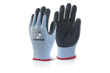 Multipurpose Black Latex Coated Glove Size 8 Medium (MP1BLM)