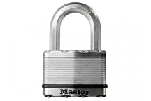 Master Lock Excell Laminated Steel 50mm Padlock 4-Pin - 25mm Shackle