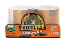 Gorilla Glue Gorilla Packaging Tape Refill 72mm x 27m (Pack 2)