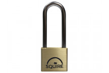 Squire LN4LS Lion Brass Padlock 5-Pin 40mm - 65mm Long Shackle